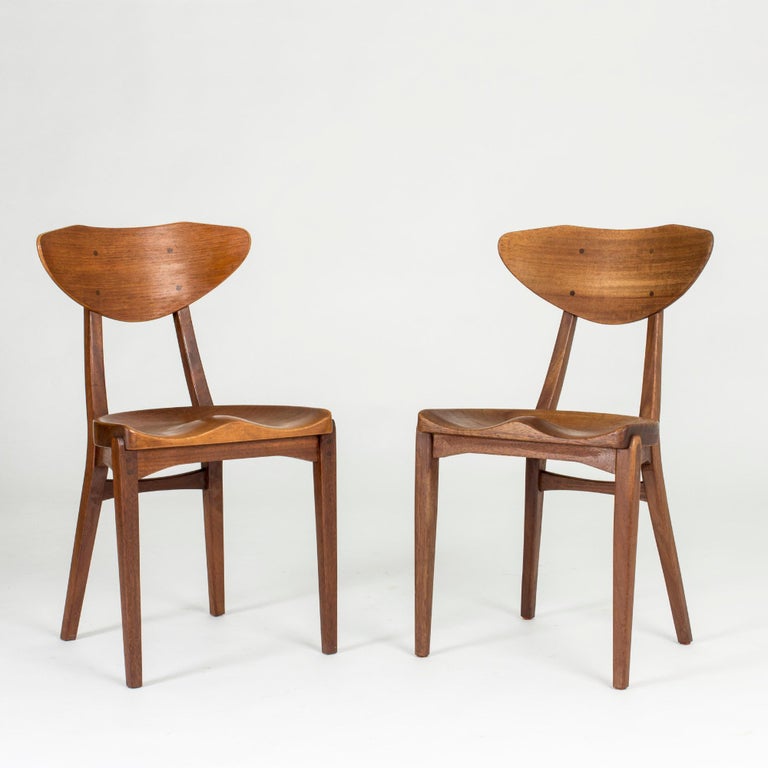 Set of Ten 1950s Dining Chairs by Richard Jensen and Kjærulff Rasmussen