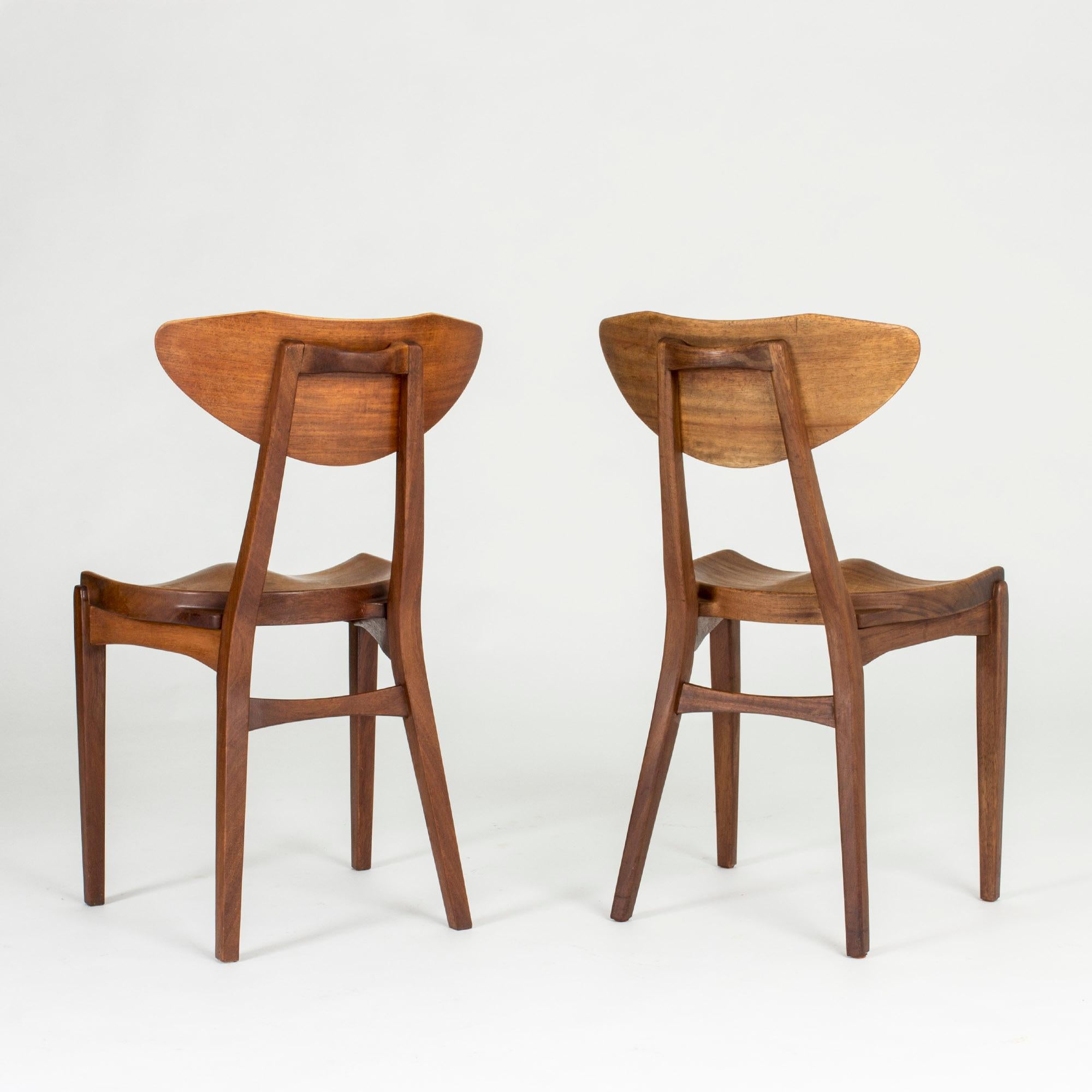 Mid-20th Century Set of Ten 1950s Dining Chairs by Richard Jensen and Kjærulff Rasmussen