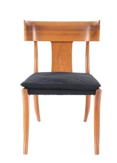 Set of Ten 1950s Mahogany Klismos "Athens" Chairs
