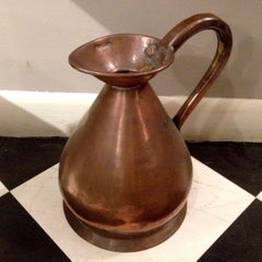 Set of Ten 19th Century Copper Jugs