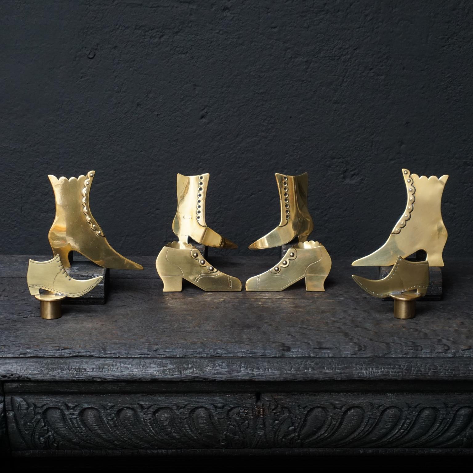 brass boots ornaments
