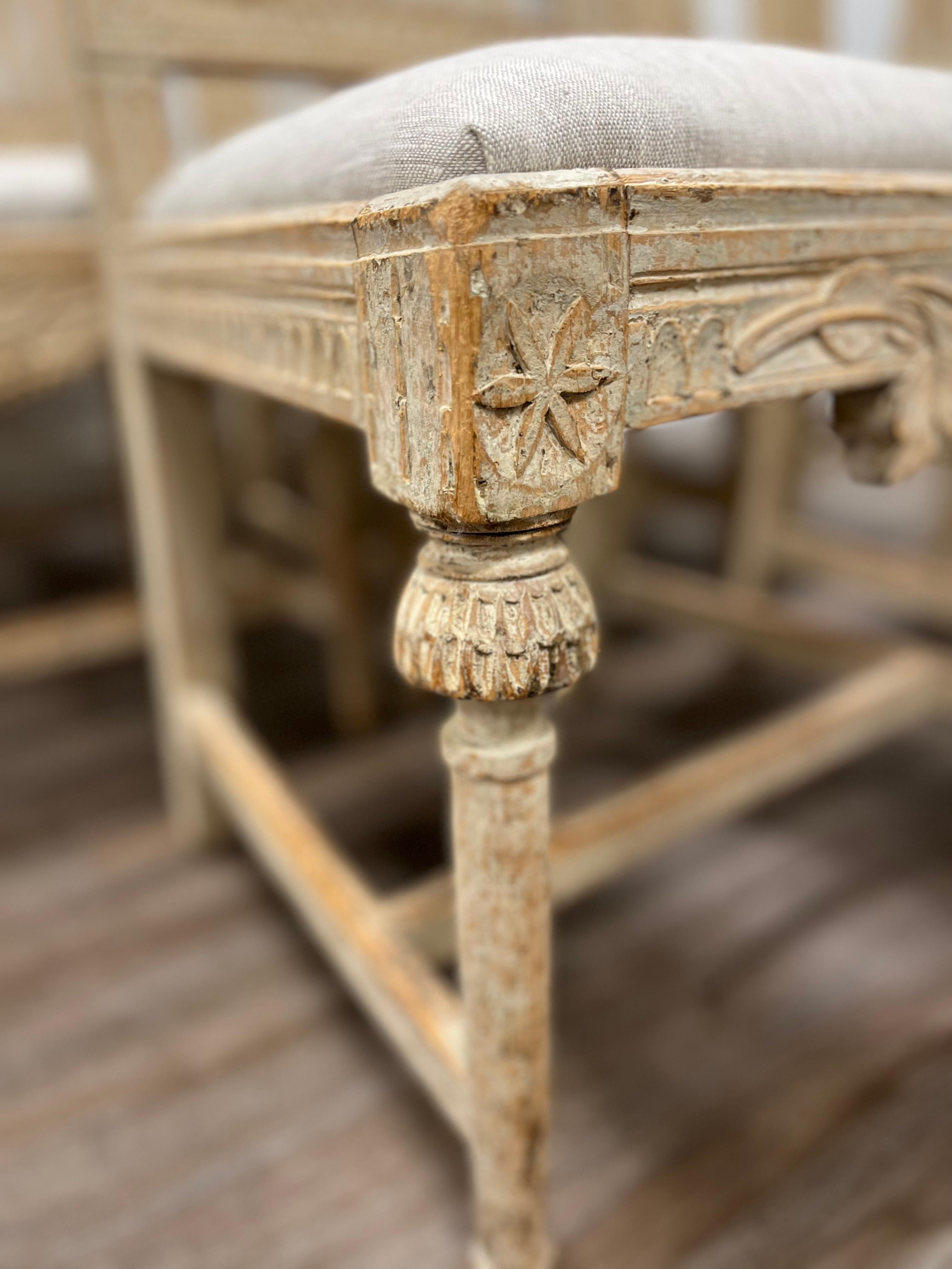 Set di dieci sedie svedesi tardo-gustaviane del XIX secolo In condizioni buone in vendita a Huntington, NY
