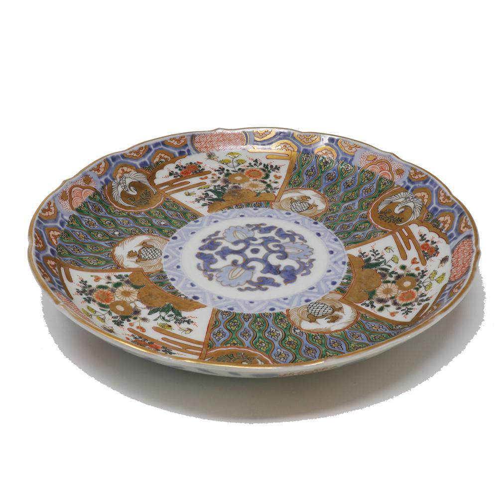 Ensemble de dix assiettes à dîner anciennes en porcelaine Imari Porcelain japonaise Bon état - En vente à Point Richmond, CA