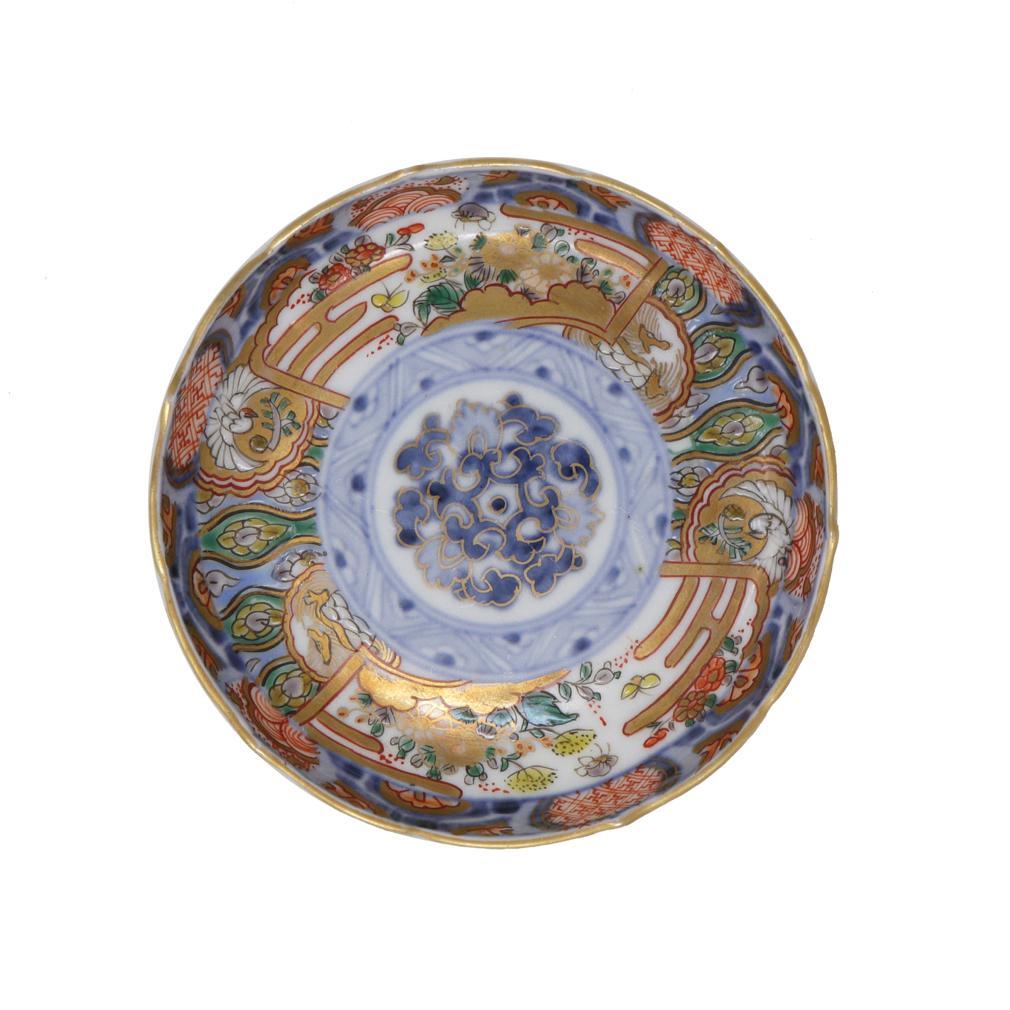 Meiji Ensemble de dix anciens plats à sauce soja en porcelaine japonaise Imari Porcelain en vente