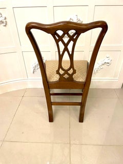 Set of Ten Antique Mahogany Dining Chairs