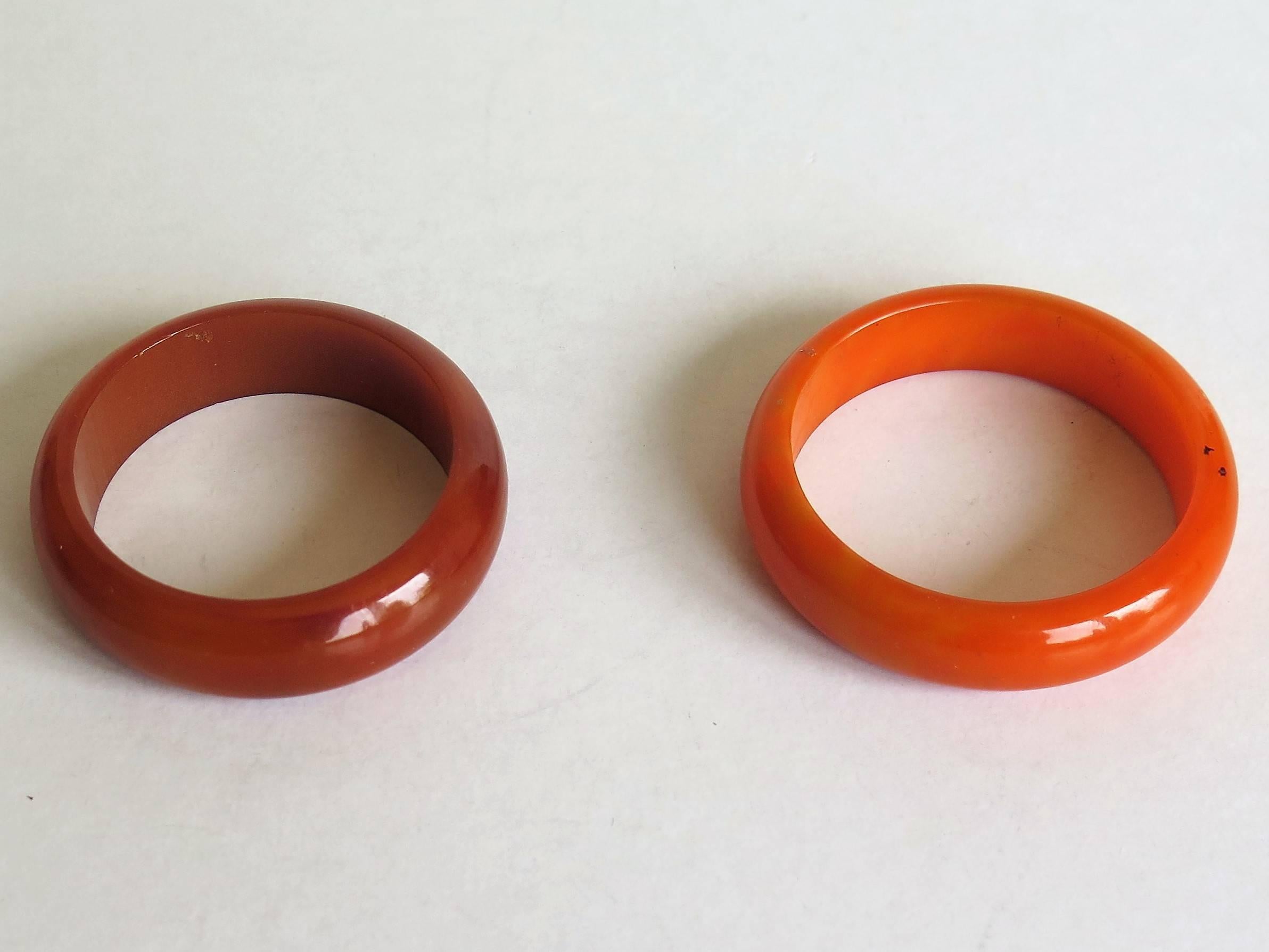 Set of TEN Art Deco Period Bakelite Circular Napkin Rings, circa 1930 12