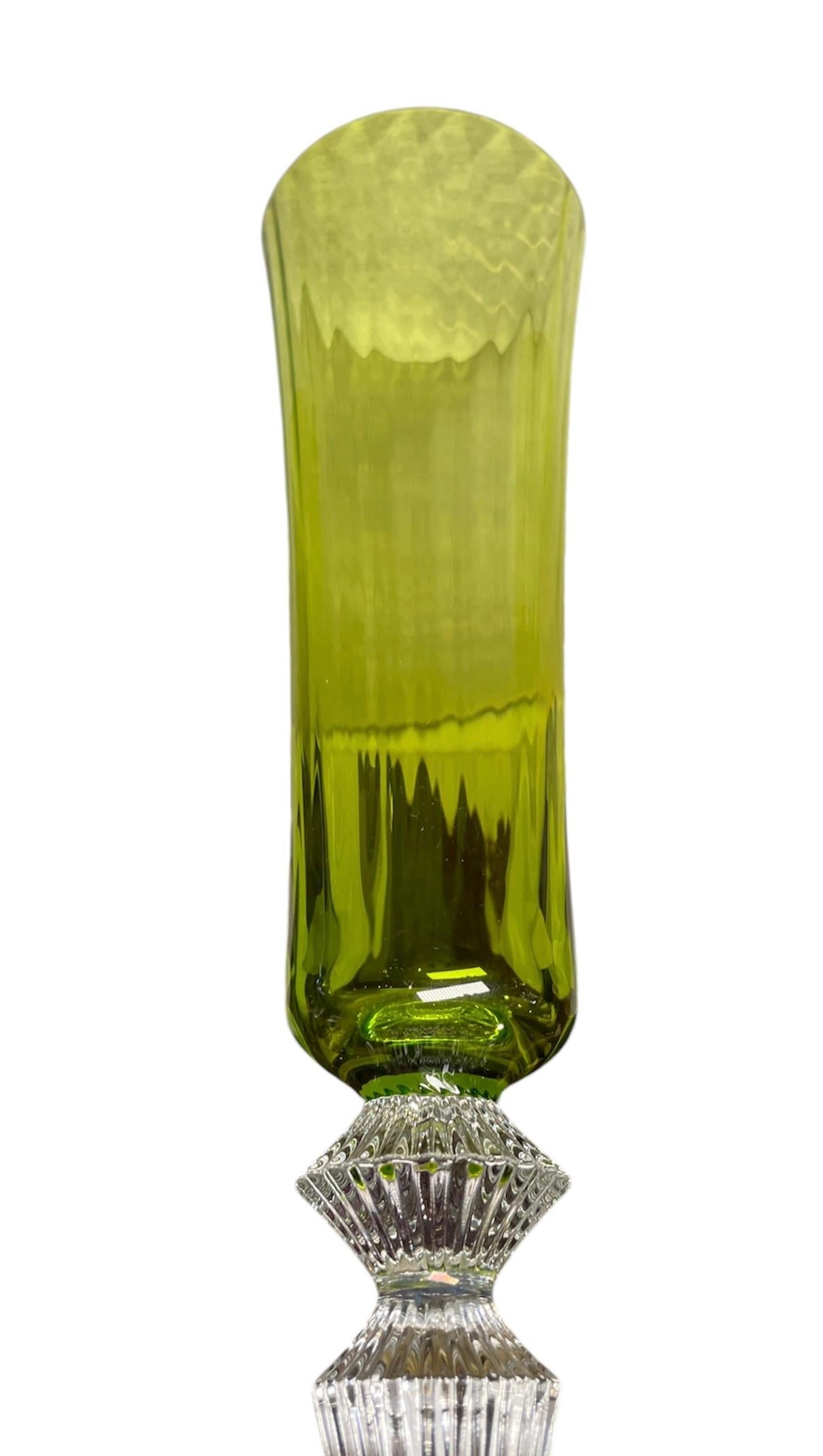 Juego de diez flautas Baccarat Mille Nuits Flutissimo Vidrio en venta