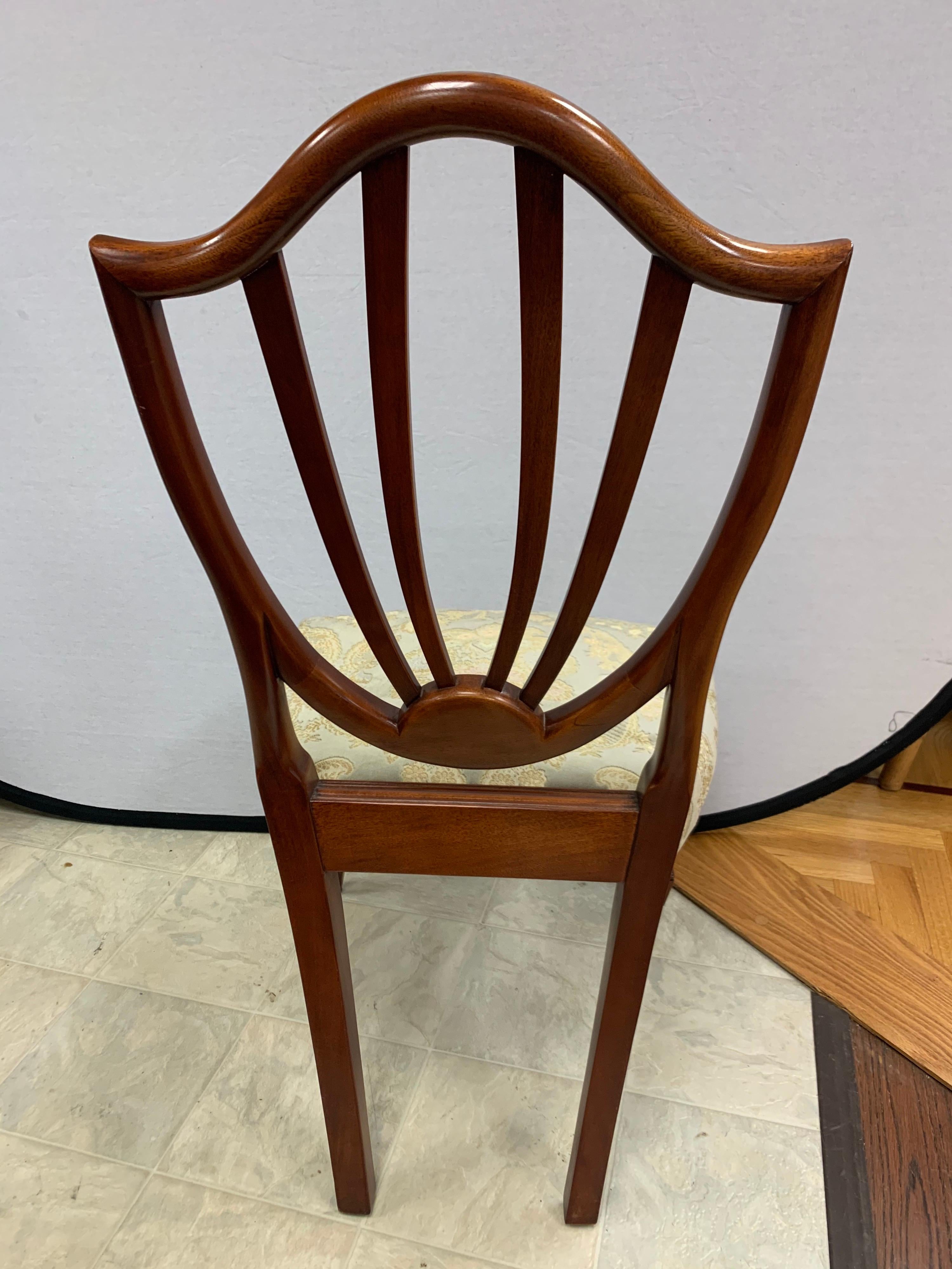 American Set of Ten Baker Furniture Mahogany Dining Room Chairs