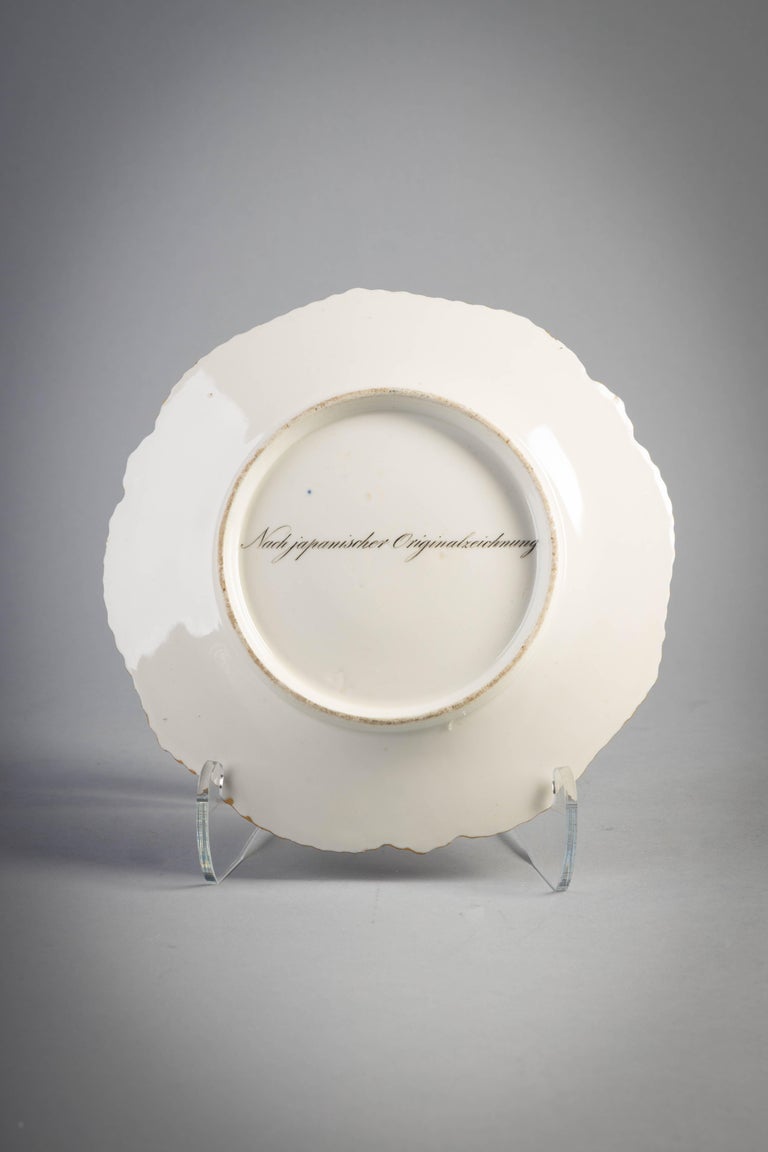 Set of Ten Bohemian Porcelain Dessert Plates at 1stDibs