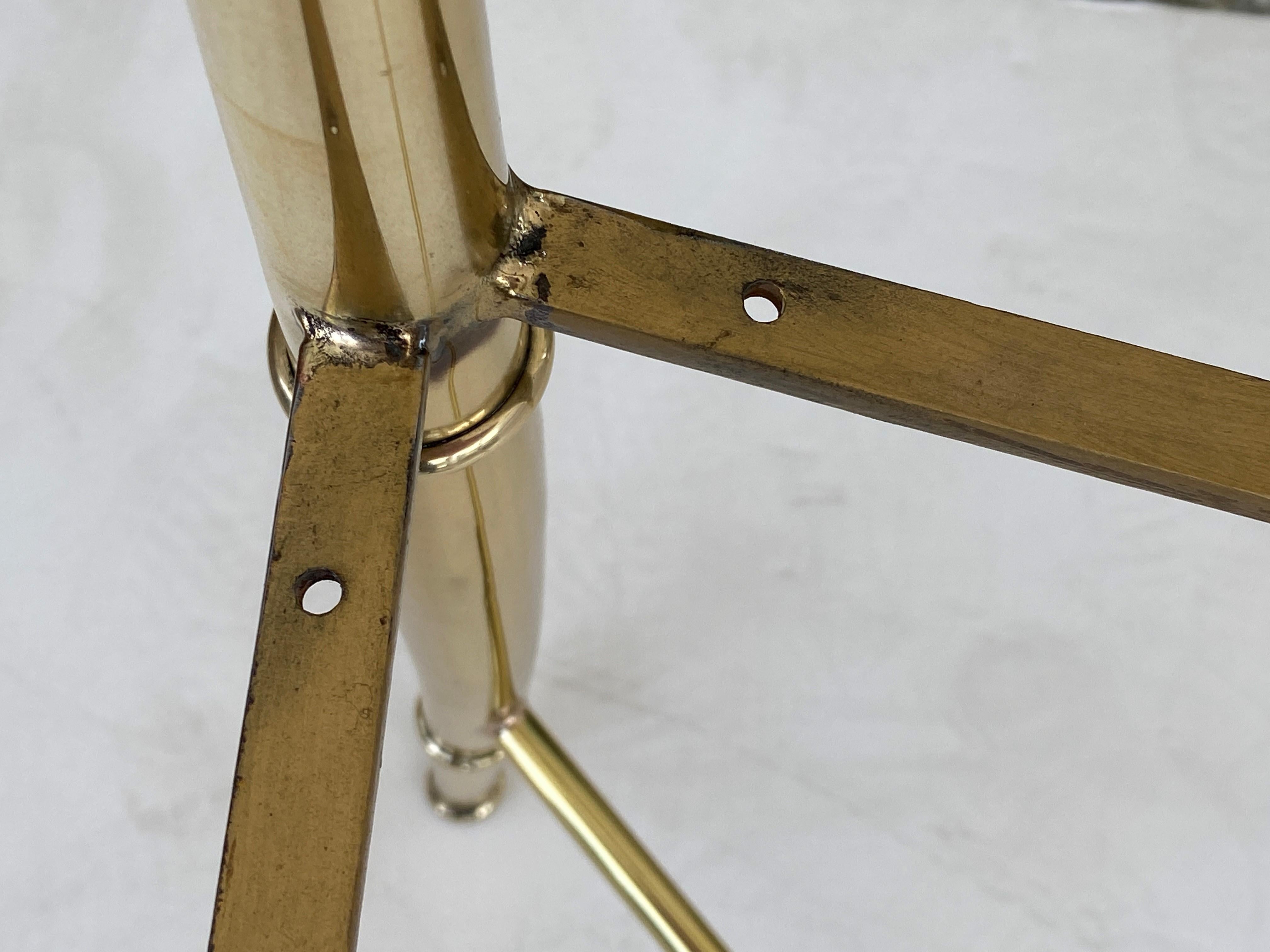 Set of Ten Brass Dining Chairs by Mastercraft 4