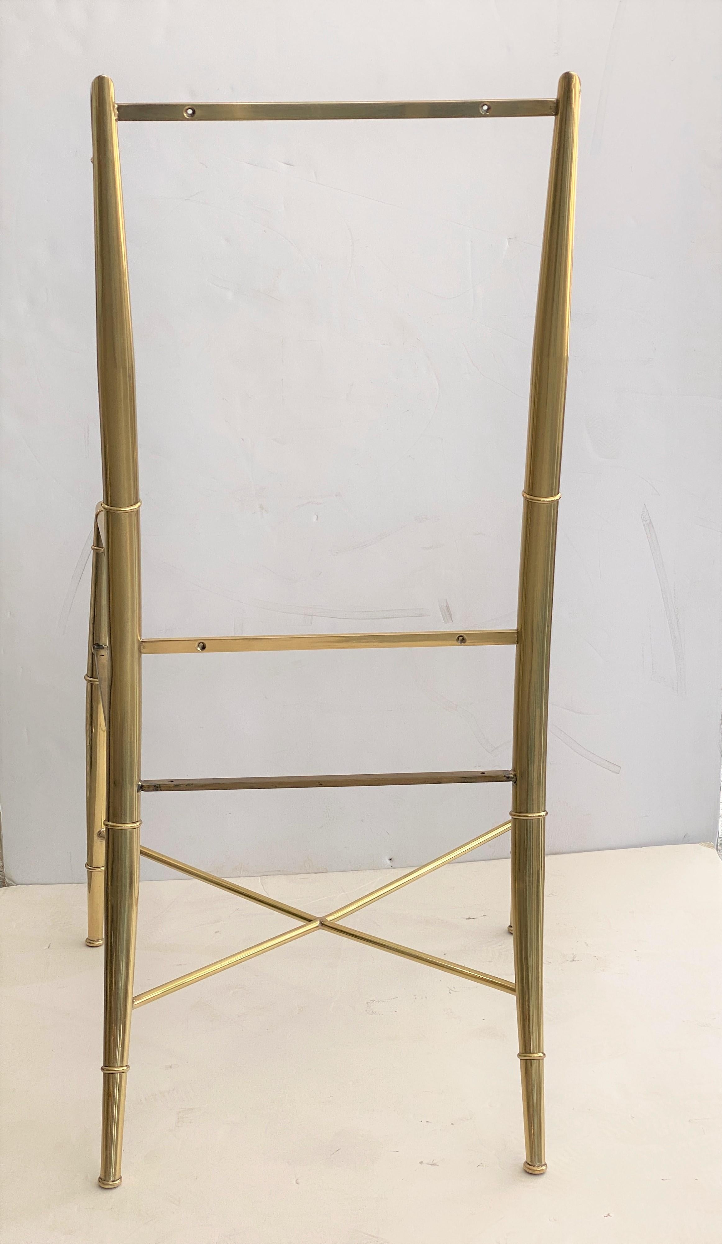 20th Century Set of Ten Brass Dining Chairs by Mastercraft