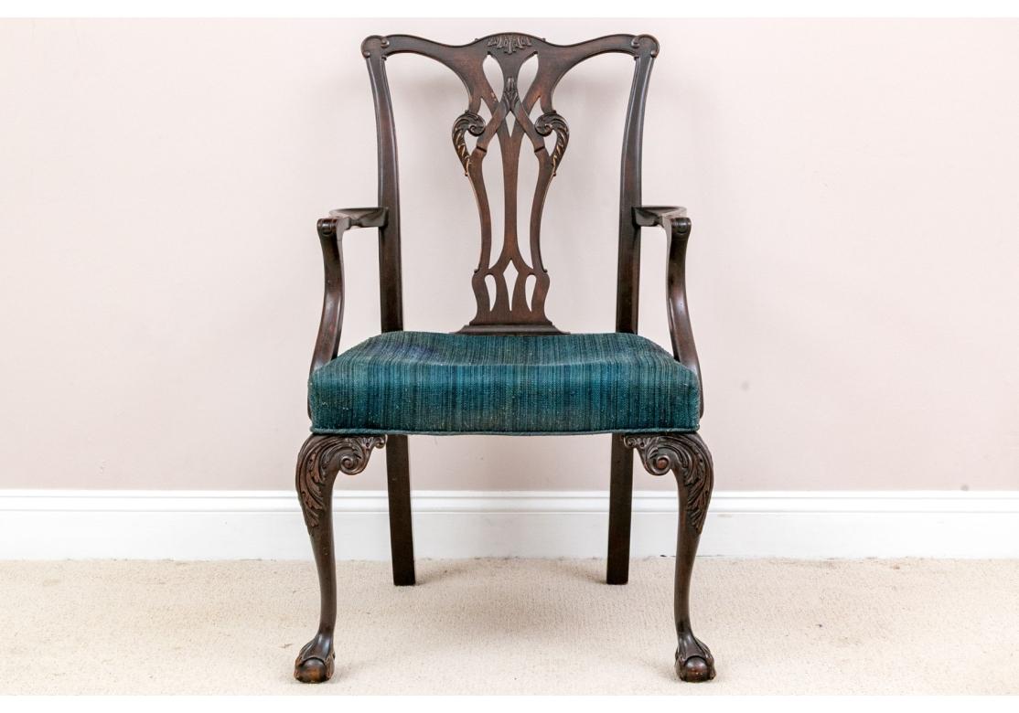 Set Of Ten Chippendale Style Dining Chairs for Restoration in vendita 10
