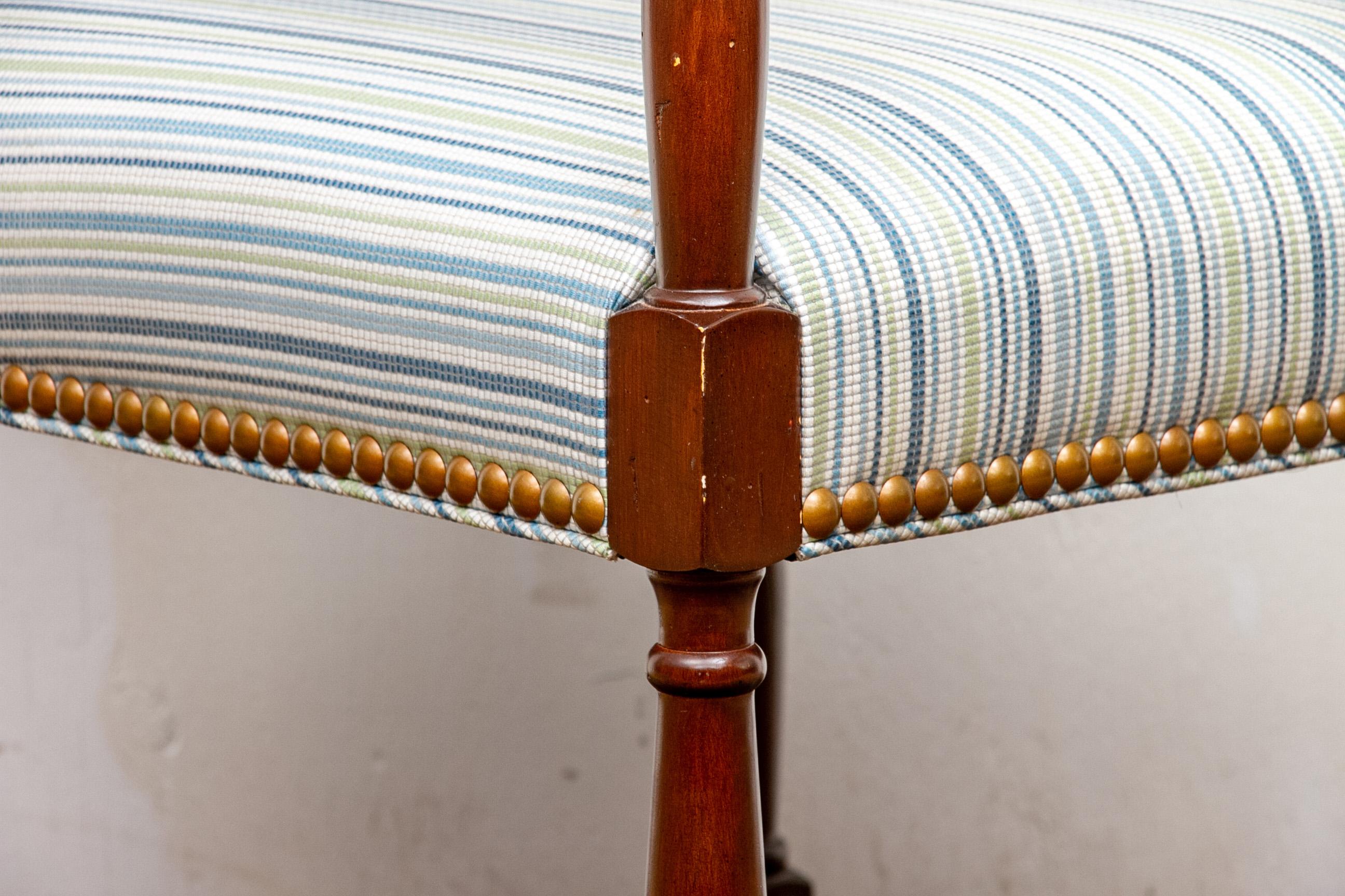 20th Century Set of Ten Custom Upholstered  Tavern Style Chairs