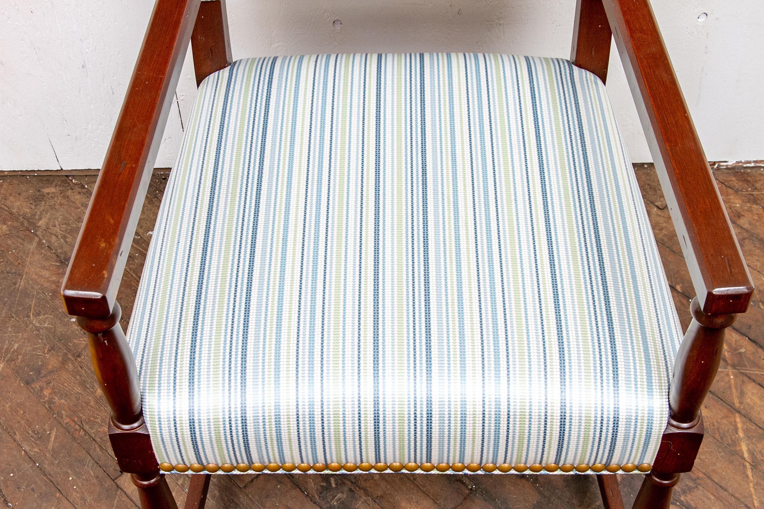 Set of Ten Custom Upholstered  Tavern Style Chairs 2