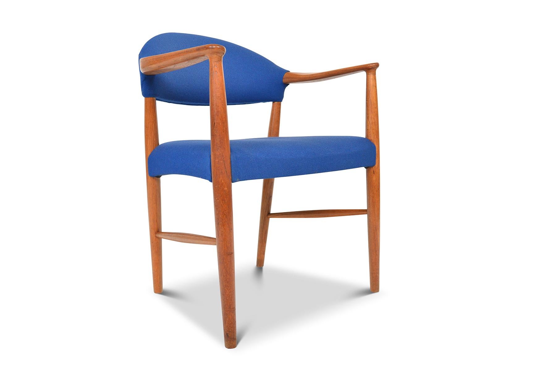 20th Century Set of Ten Danish Kurt Olsen Mid Century Armchairs Chairs in Teak For Sale
