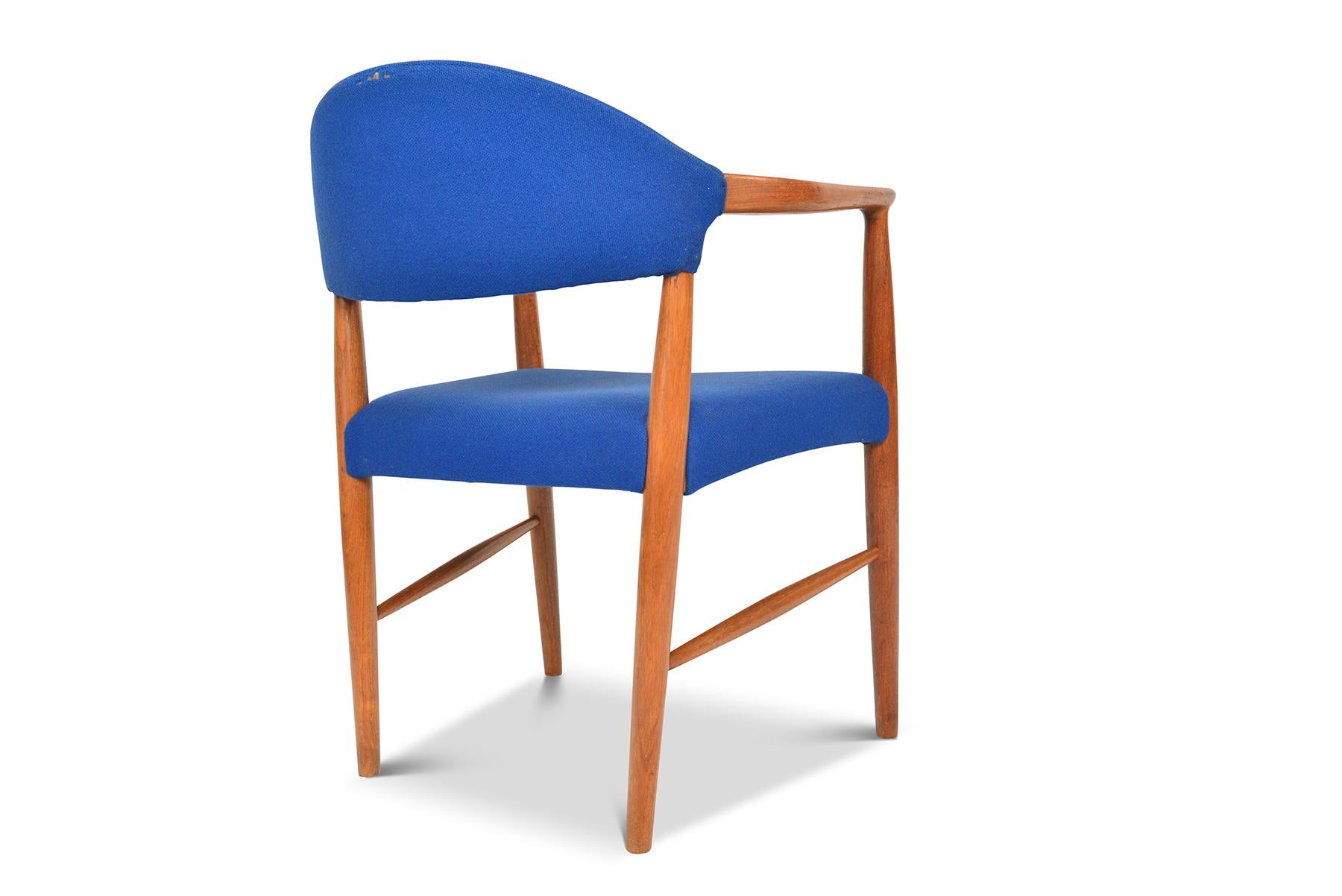 Set of Ten Danish Kurt Olsen Mid Century Armchairs Chairs in Teak For Sale 1