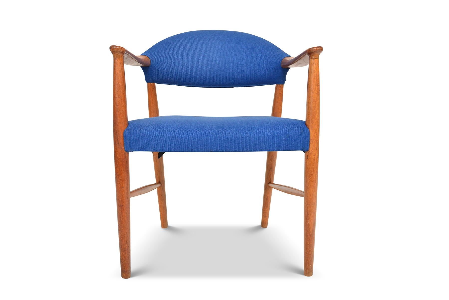 Set of Ten Danish Kurt Olsen Mid Century Armchairs Chairs in Teak For Sale 2