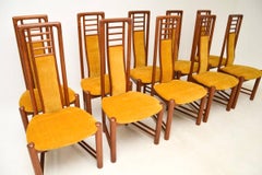 Set of Ten Danish Vintage Teak Dining Chairs