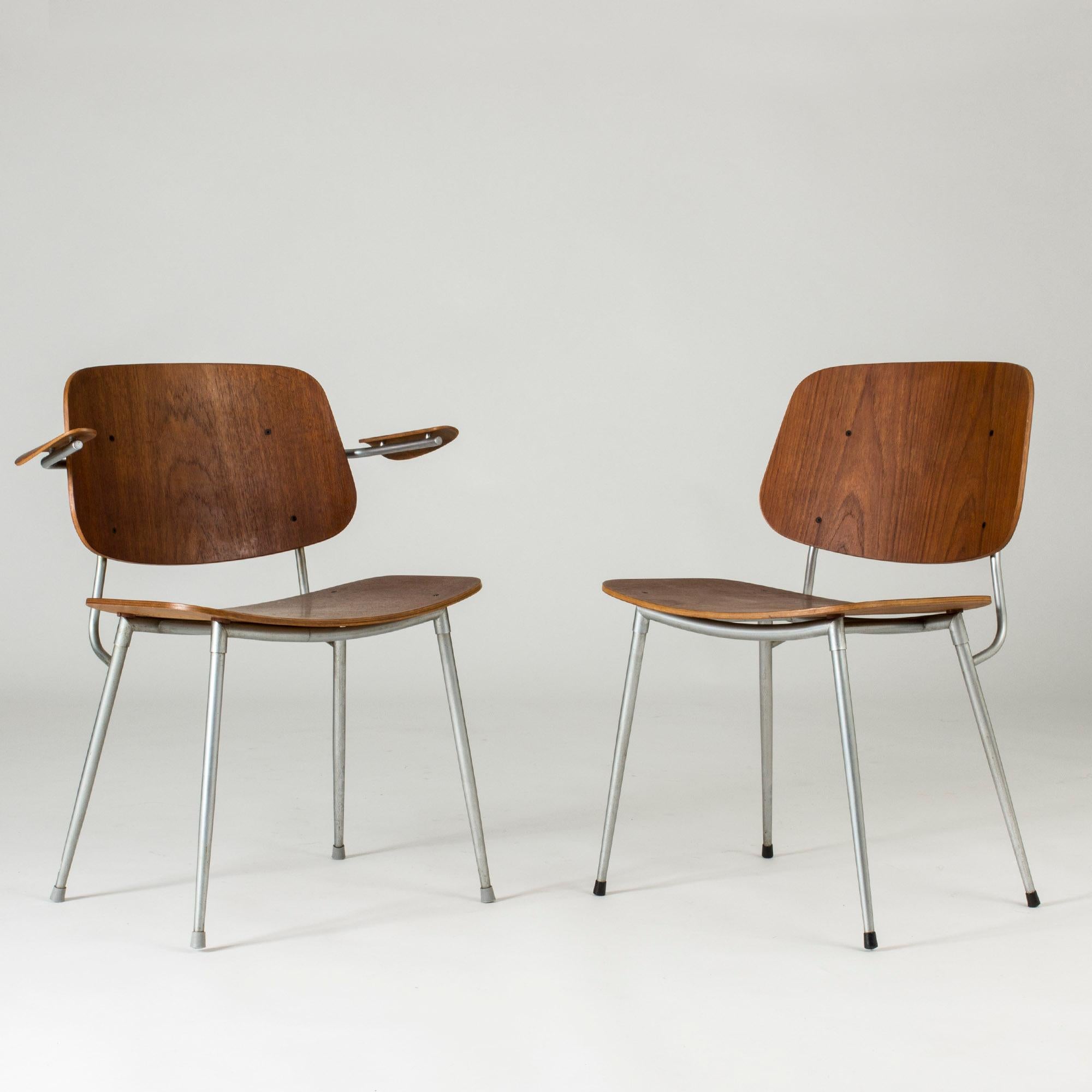 Set von zehn Esszimmerstühlen von Brge Mogensen, Dänemark, 1960er Jahre (Skandinavische Moderne) im Angebot