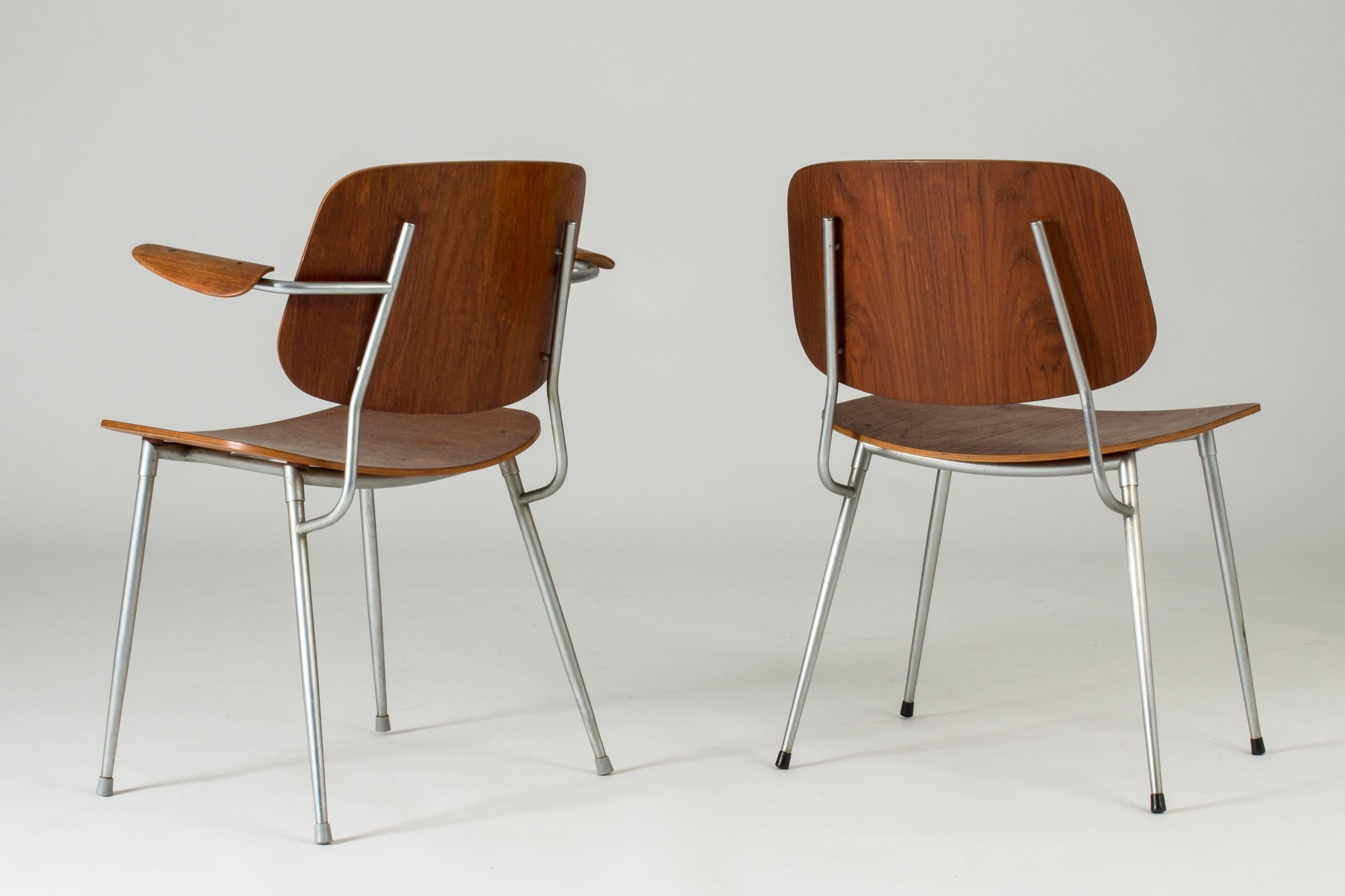 Danish Set of Ten Dining Chairs by Børge Mogensen, Denmark, 1960s For Sale