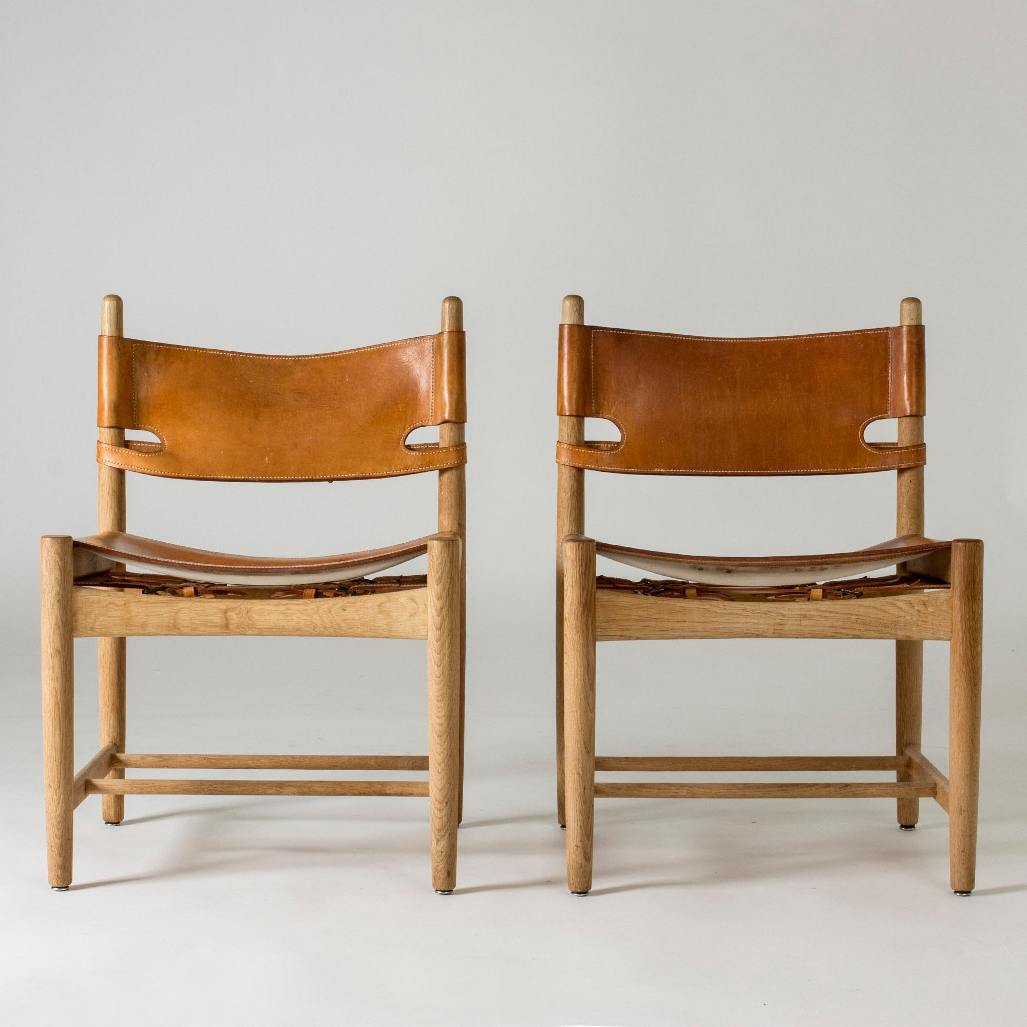 Danish Set of Ten Dining Chairs by Børge Mogensen, Fredericia, Denmark, 1960s