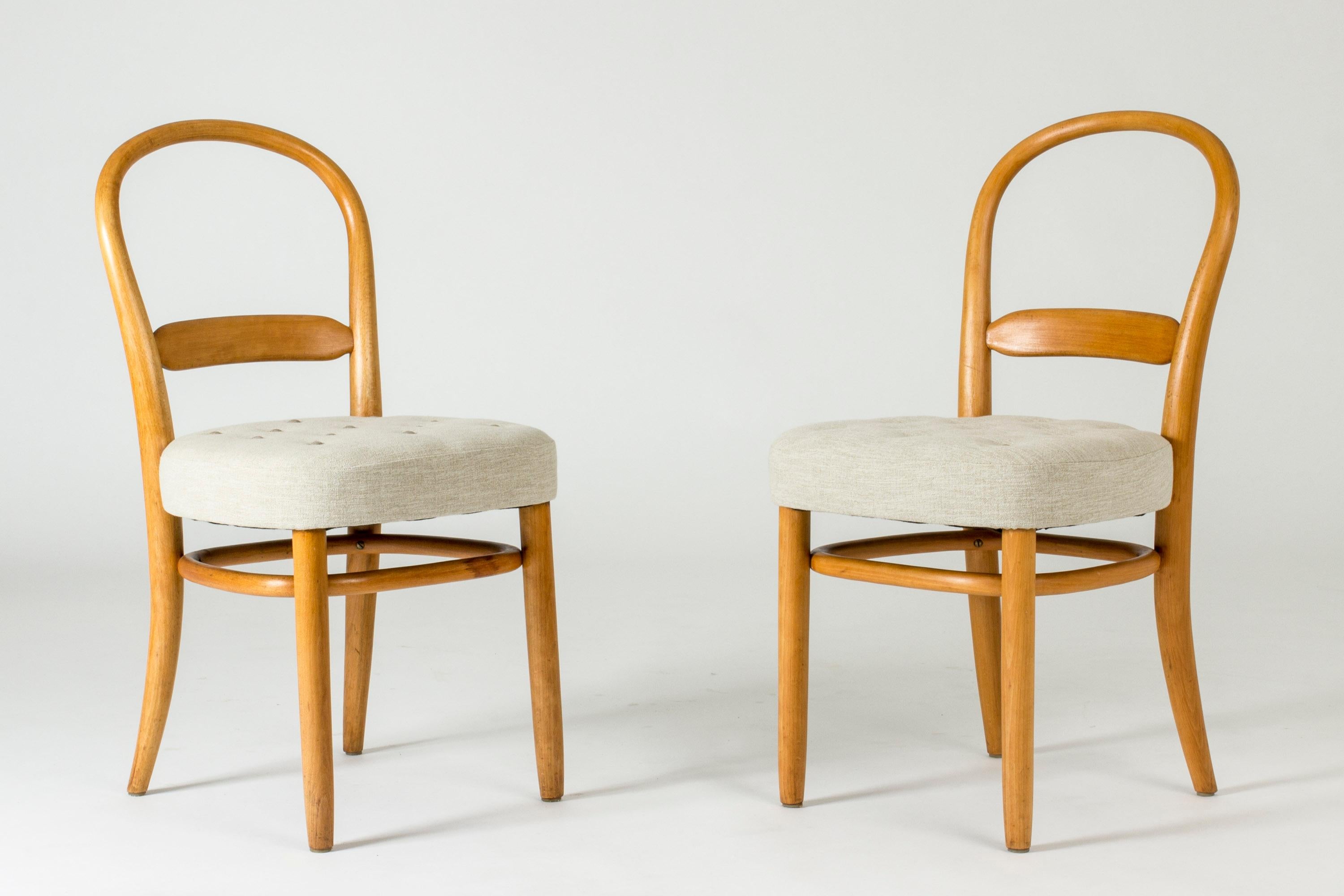 Scandinavian Modern Set of Ten Dining Chairs by Carl-Axel Acking, Sweden, 1937 For Sale