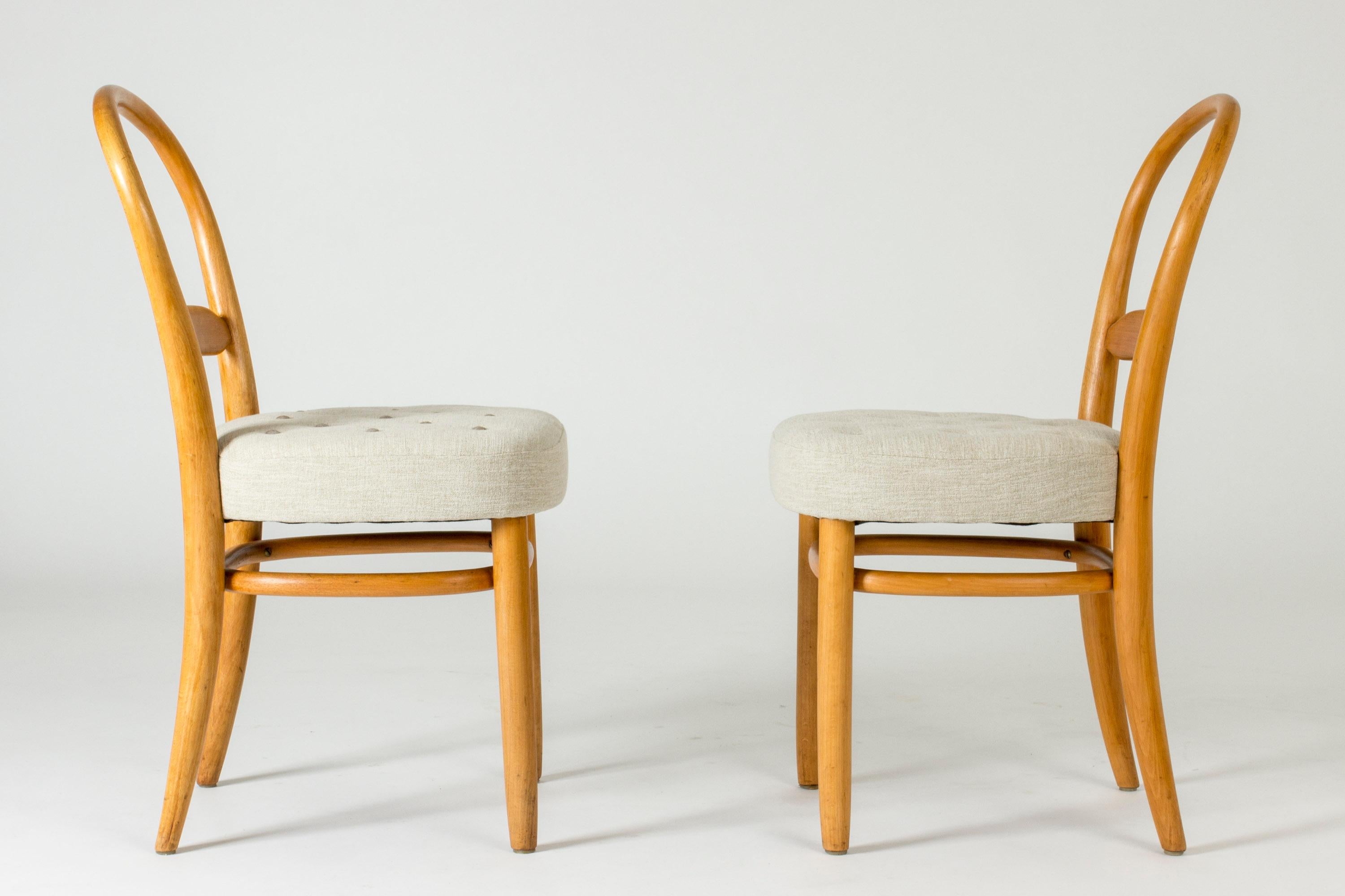 Ensemble de dix chaises de salle à manger par Carl-Axel Acking, Suède, 1937 Bon état - En vente à Stockholm, SE