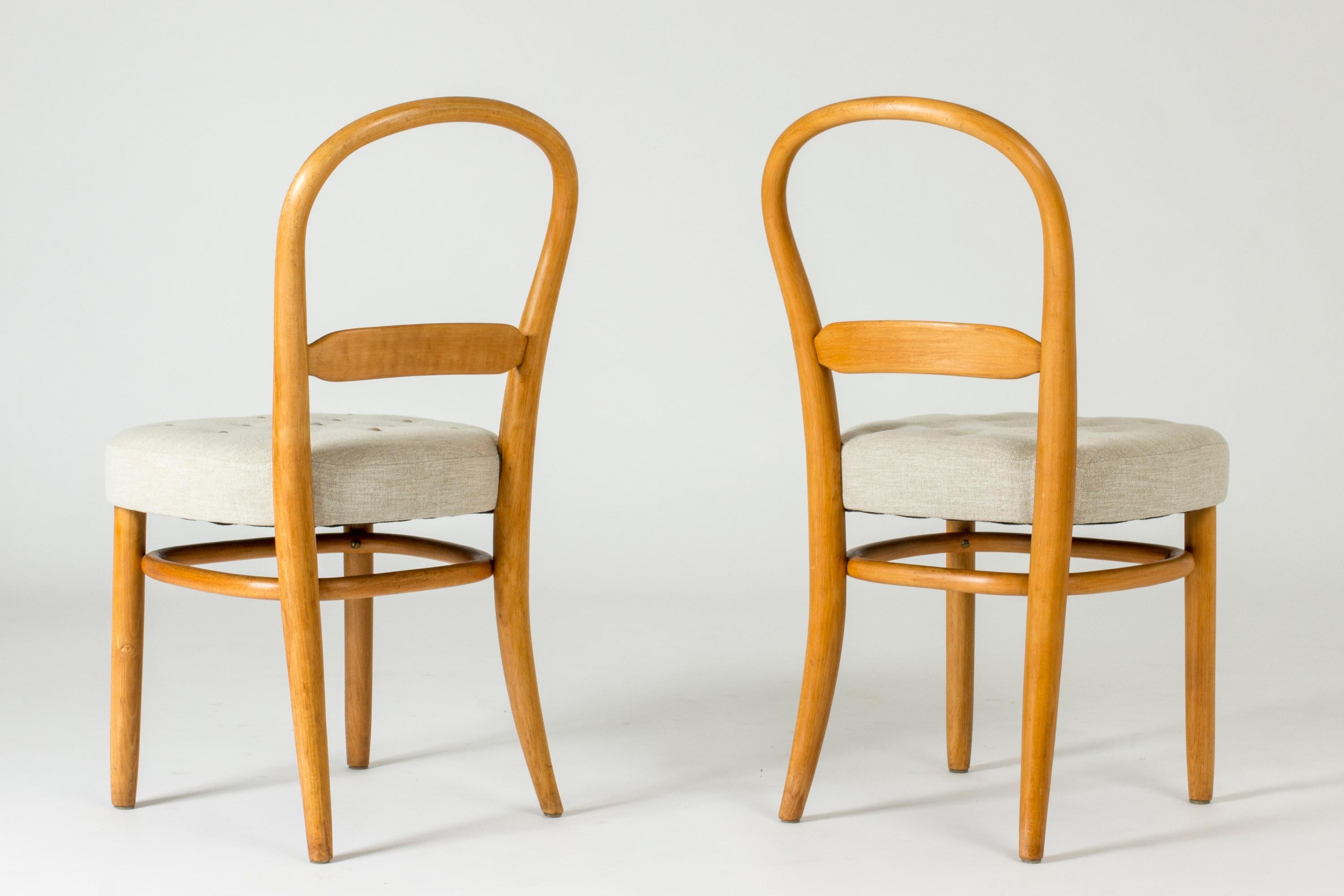 Mid-20th Century Set of Ten Dining Chairs by Carl-Axel Acking, Sweden, 1937 For Sale