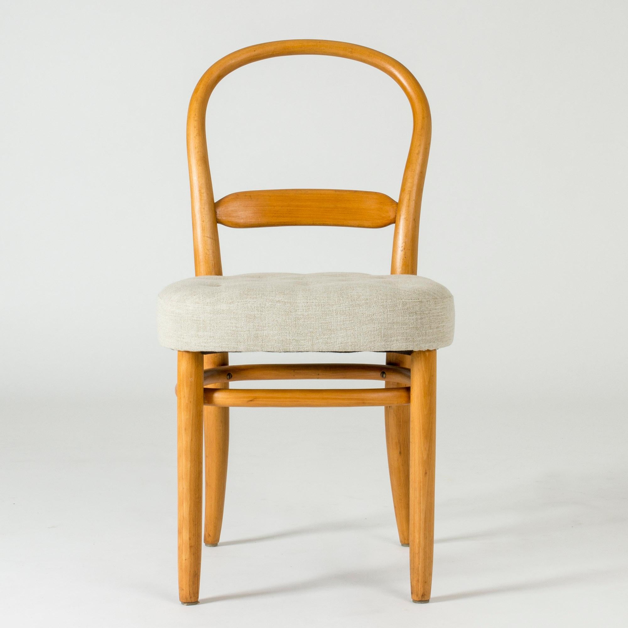 Beech Set of Ten Dining Chairs by Carl-Axel Acking, Sweden, 1937 For Sale