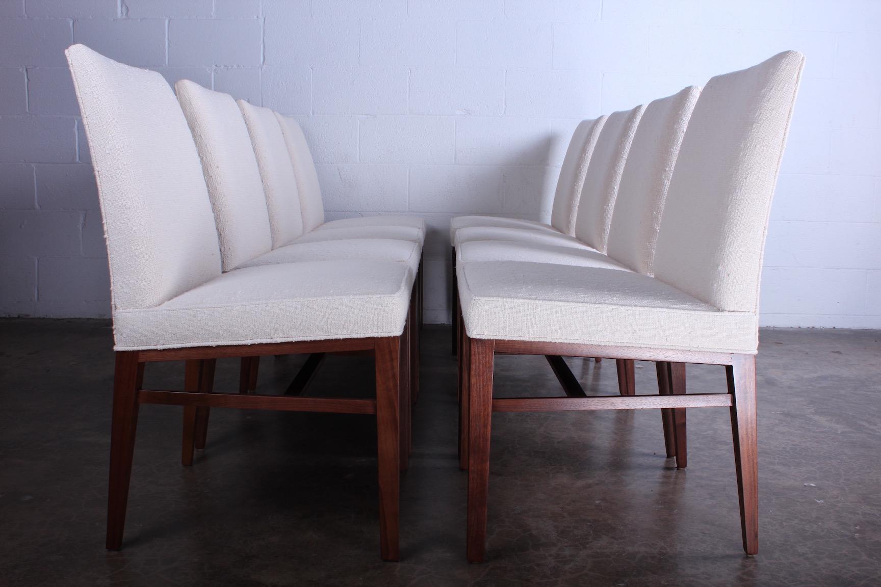 Set of Ten Dining Chairs by Edward Wormley for Dunbar 11