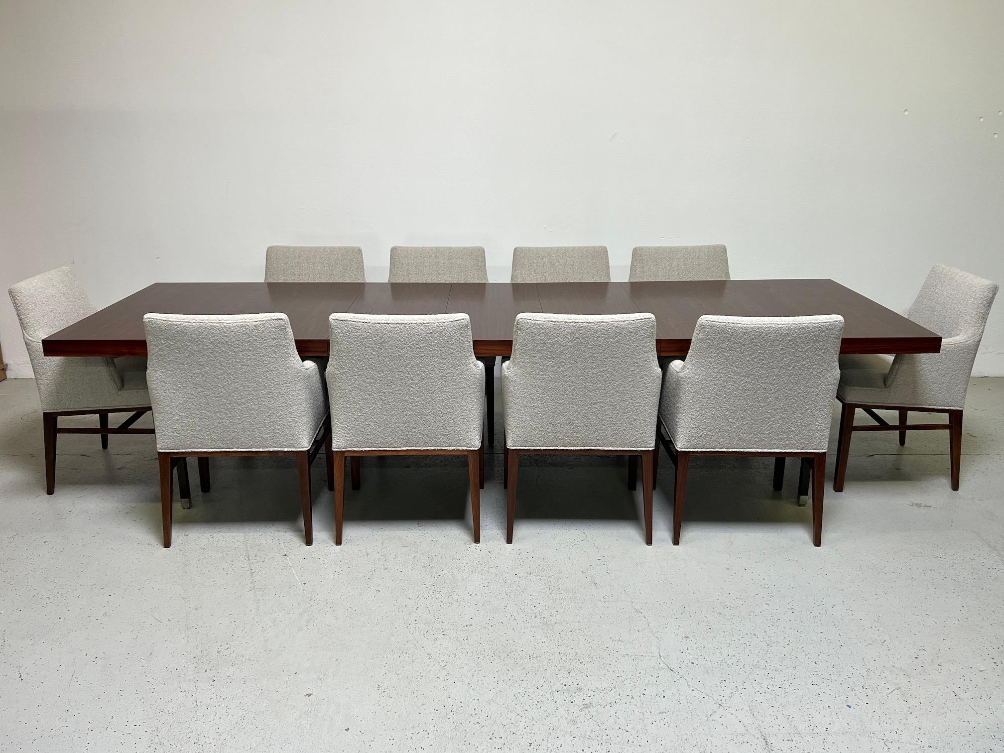 Ensemble de dix chaises de salle à manger par Edward Wormley pour Dunbar en vente 14