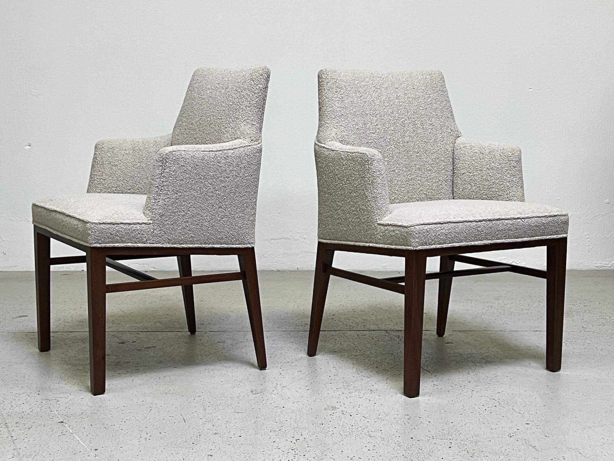 Mid-20th Century Set of Ten Dining Chairs by Edward Wormley for Dunbar