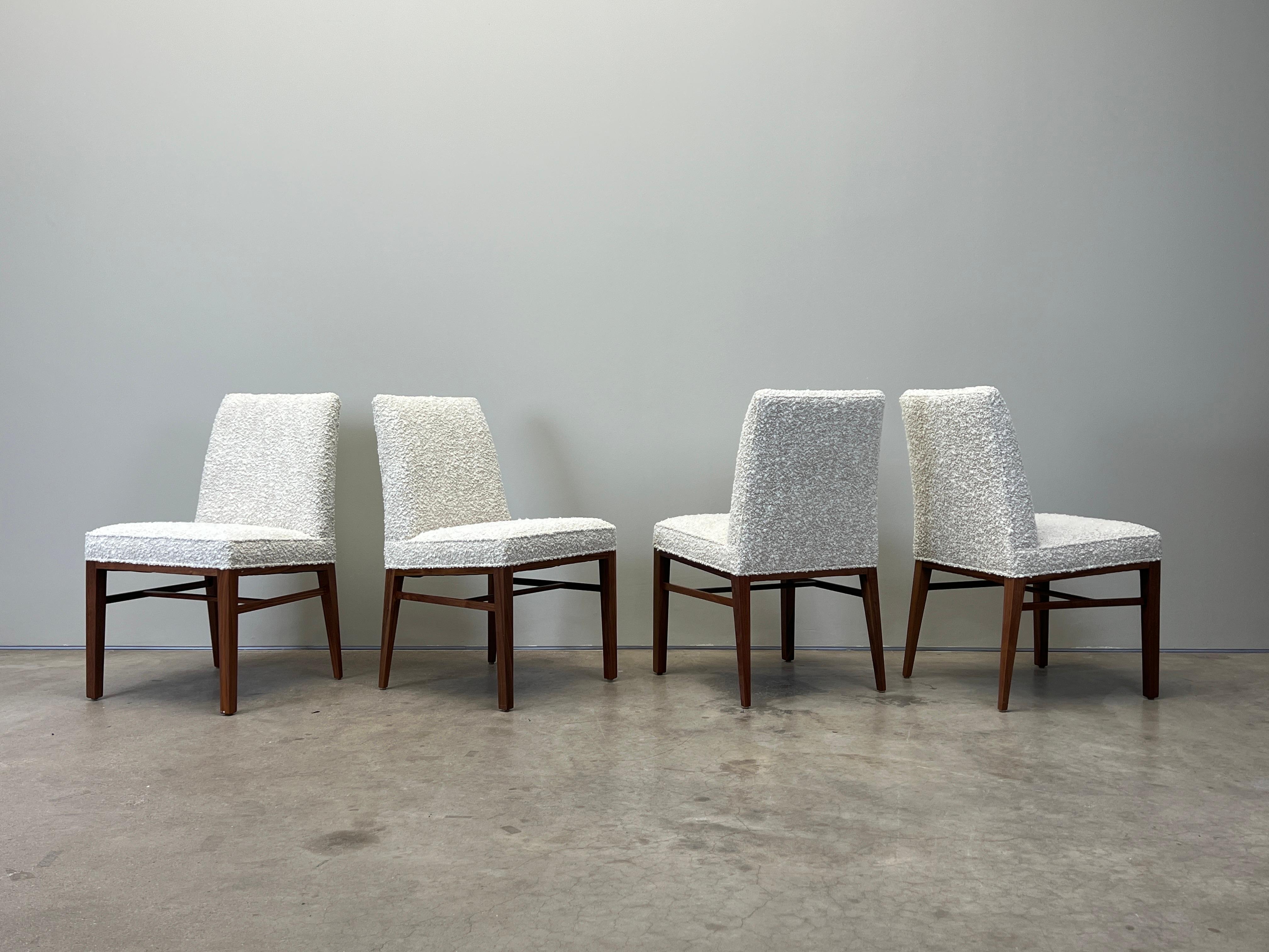 Noce Set di dieci sedie da pranzo di Edward Wormley per Dunbar in vendita