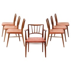 Used Set of Ten Dining Chairs by Edward Wormley for Dunbar