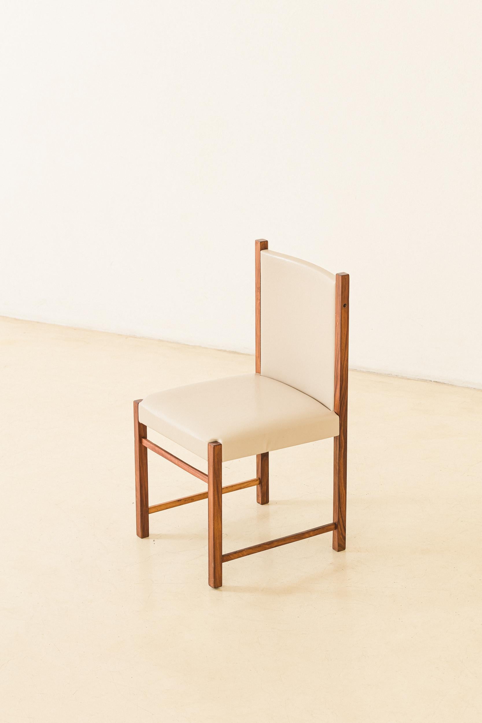 Set of Ten Dining Chairs by Móveis Cimo, Mid-Century Brazilian Design, 1960s For Sale 5