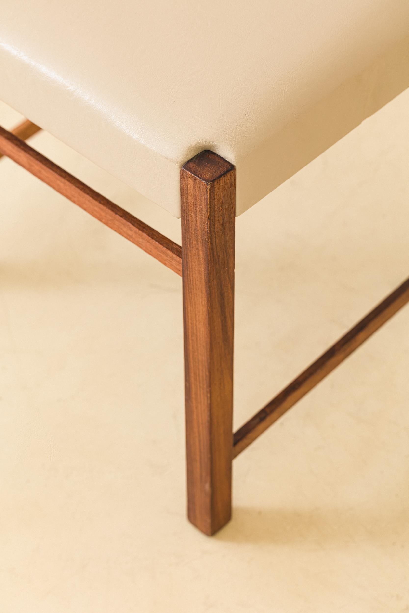 Set of Ten Dining Chairs by Móveis Cimo, Mid-Century Brazilian Design, 1960s For Sale 9