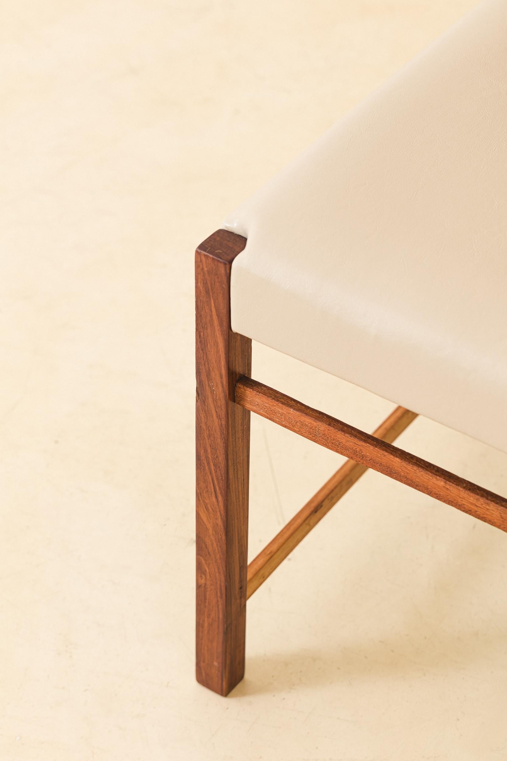 Set of Ten Dining Chairs by Móveis Cimo, Mid-Century Brazilian Design, 1960s For Sale 11