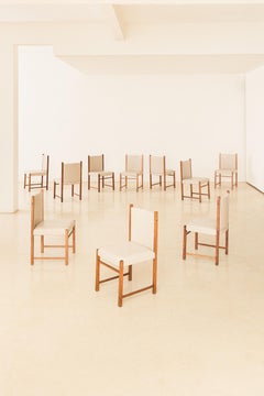 Set di dieci sedie da pranzo di Móveis Cimo, Design brasiliano di metà secolo, anni '60