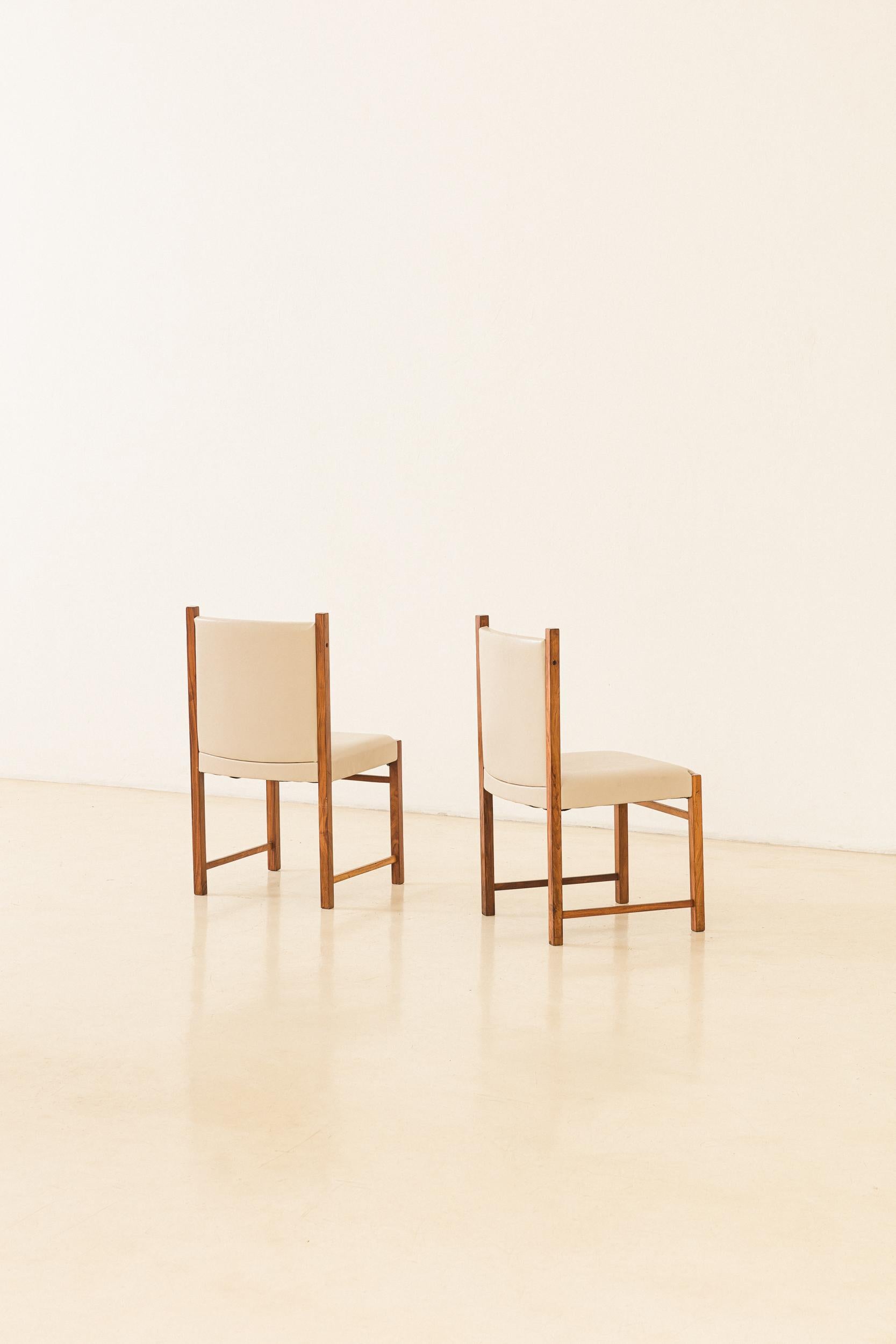 Set of Ten Dining Chairs by Móveis Cimo, Mid-Century Brazilian Design, 1960s For Sale 2