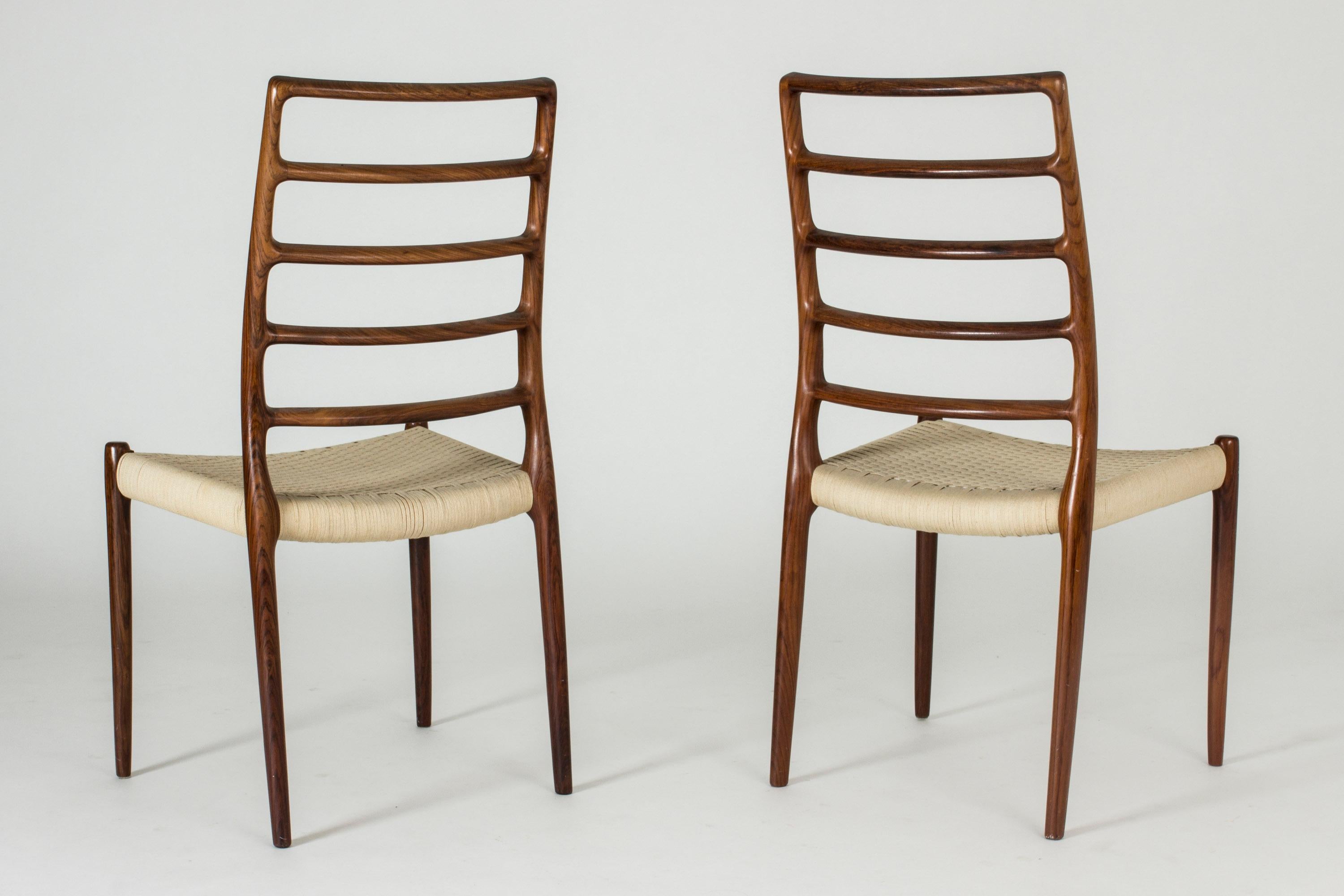 Mid-20th Century Set of Ten Dining Chairs by Niels O. Møller
