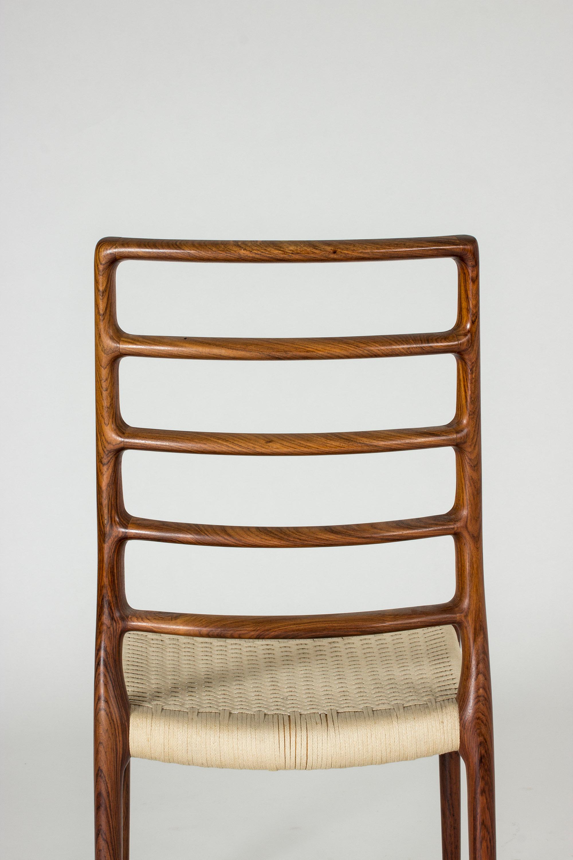 Set of Ten Dining Chairs by Niels O. Møller 2