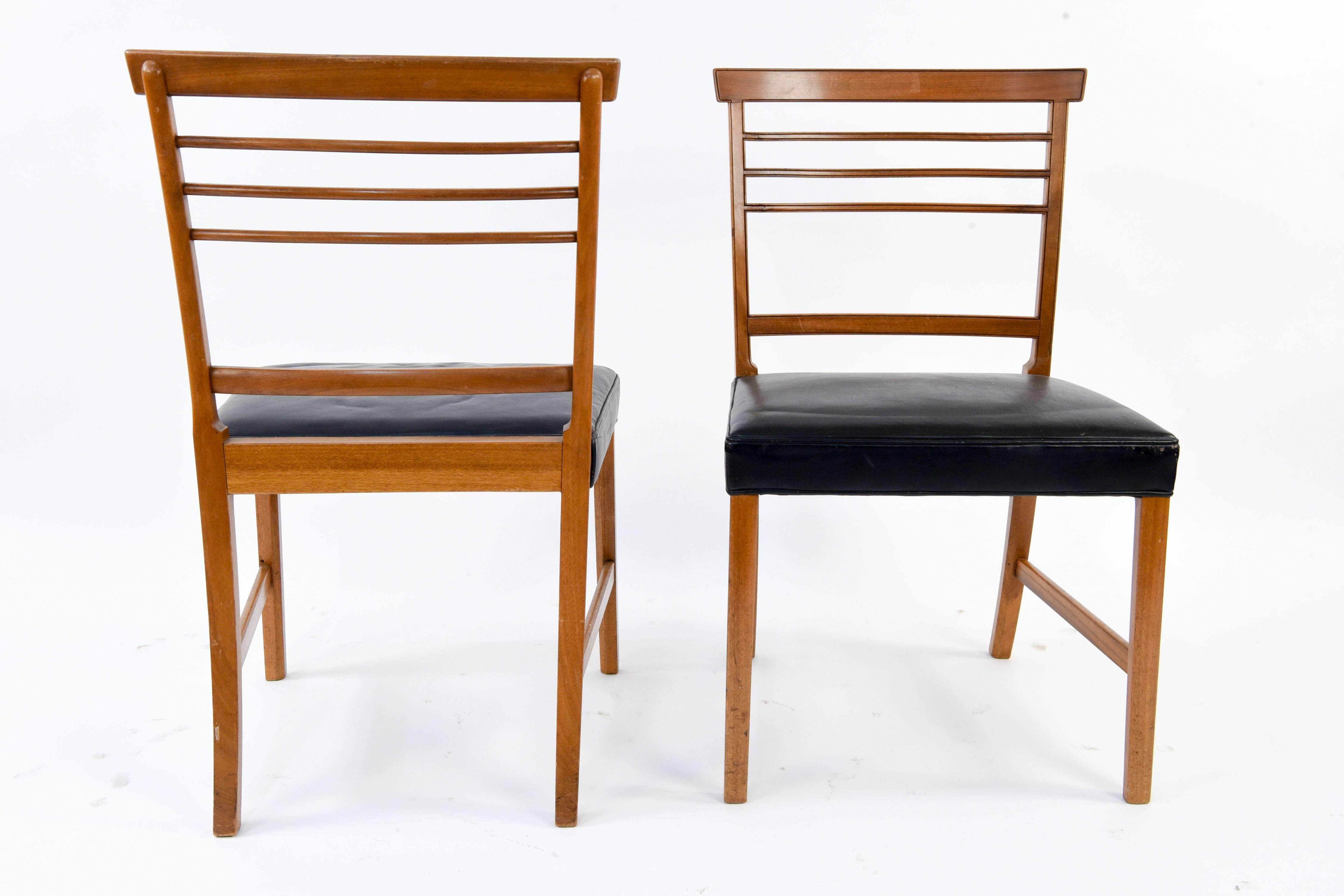 Mid-Century Modern Set of Ten Dining Chairs by Ole Wanscher for AJ Iversen