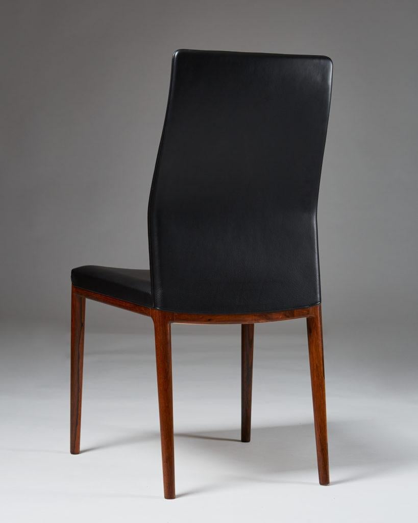 Mid-20th Century Set of Ten Dining Chairs Designed by Helge Vestergaard Jensen for Sören Horn