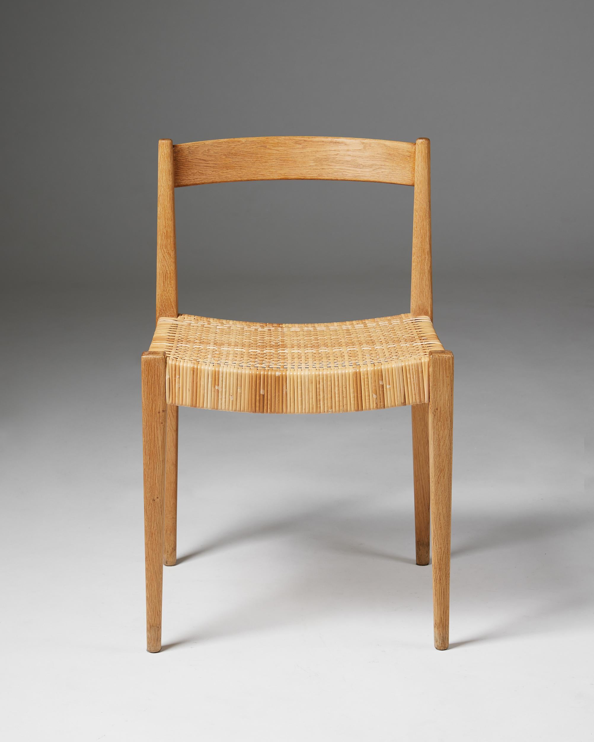 20th Century Set of Ten Dining Chairs Designed by Nanna and Jorgen Ditzel