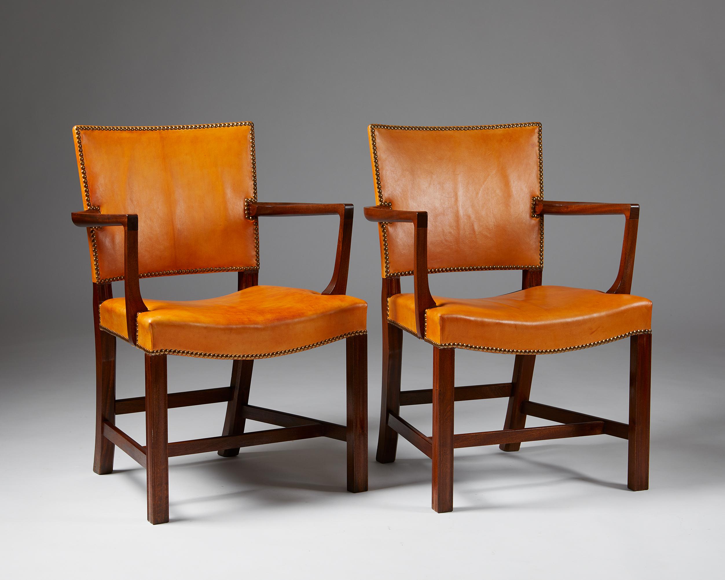 Danish Set of Ten Dining Chairs Model 4751 and 3758A, Designed by Kaare Klint