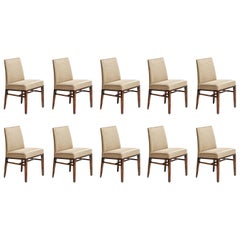 Set of Ten Dining Room Chairs by Edward Wormley for Dunbar, USA, 1950s