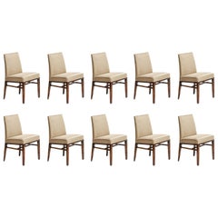 Set of Ten Dining Room Chairs by Edward Wormley for Dunbar, USA, 1950s