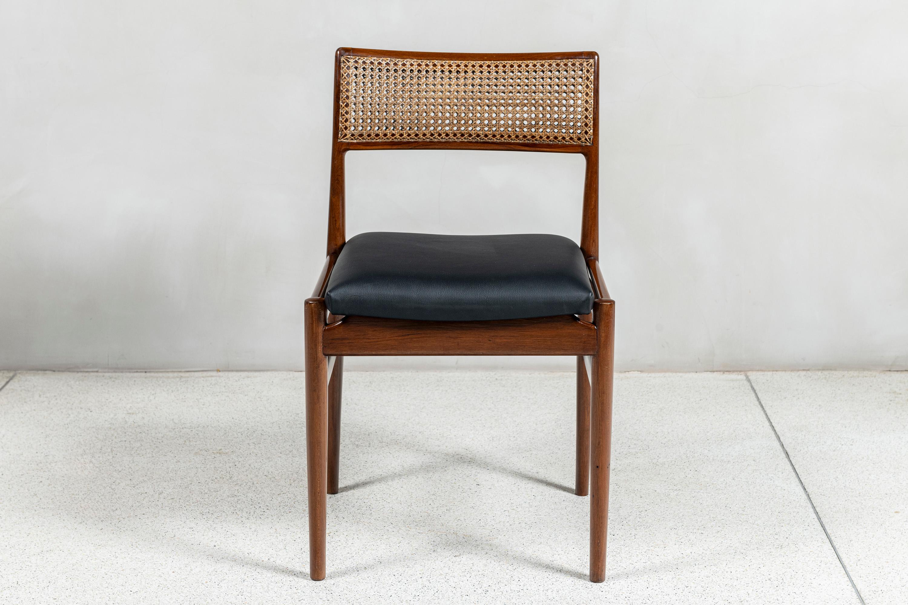 Set of ten Dining Room Chairs Design attributed to Erik Worts, Denmark, circa 1960.