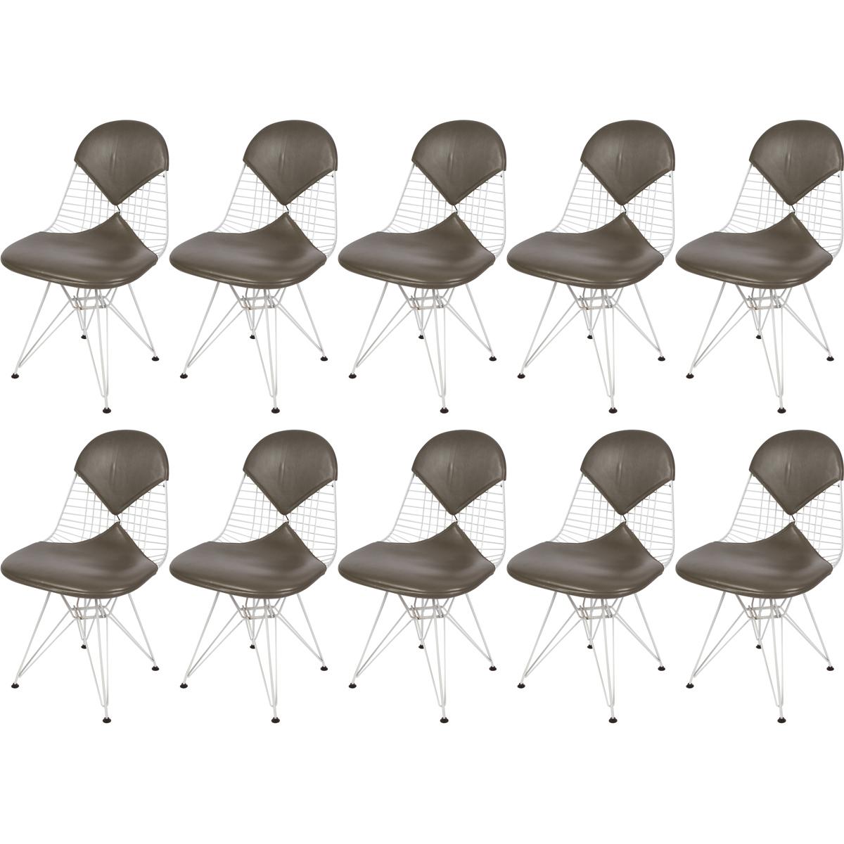 Set of Ten Eames DKR Chairs for Herman Miller