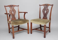 Set of Ten Early 20th Century Chippendale Chairs